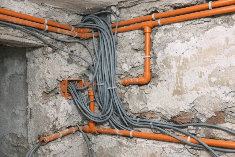 Umfassende Neuverkabelung und Stromleitungen verlegen im Altbau